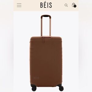 Beis The Medium Check-In Luggage Cover 
in Maple